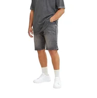 Spodenki damskie - TOM TAILOR Męskie Szorty jeansowe slim 1033439, 10219 - Used Mid Stone Grey Denim, 48 - miniaturka - grafika 1