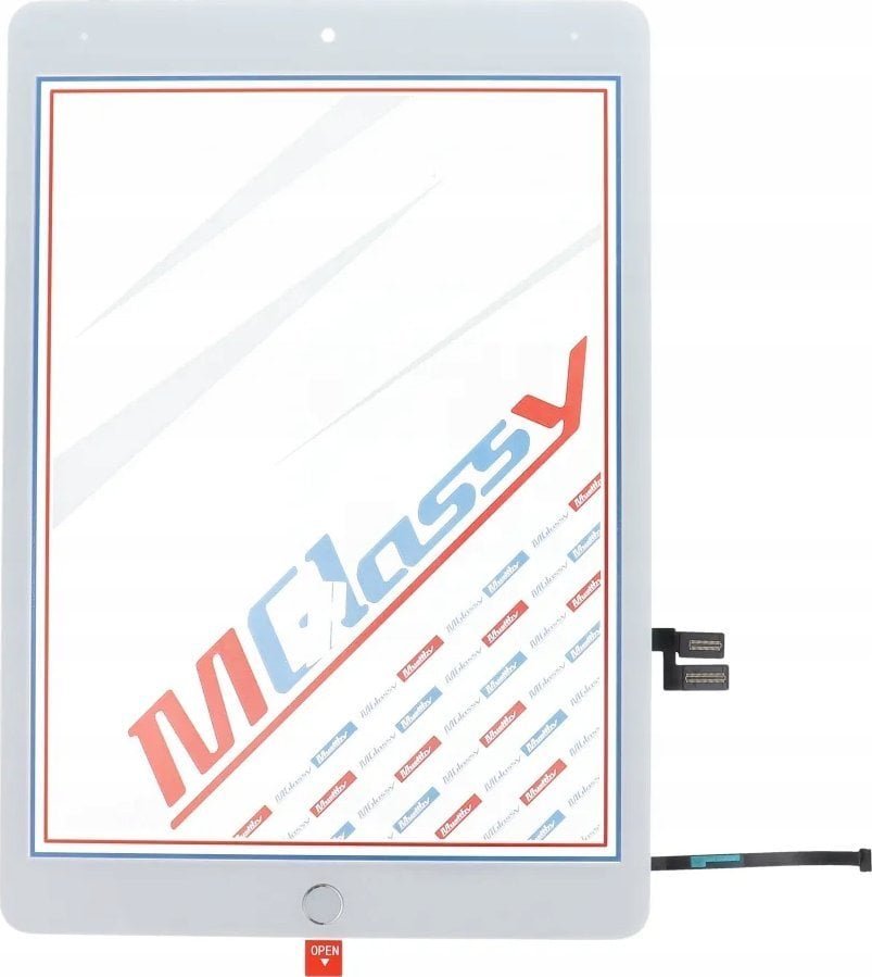 Samsung MUSTTBY Ekran dotykowy + taśma klejąca + Home do iPAD 9 biały
