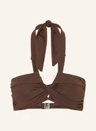 Stroje kąpielowe - Seafolly Góra Od Bikini Bandeau Seafolly Collective braun - miniaturka - grafika 1