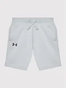 Spodenki damskie - Under Armour Szorty sportowe Rival 1363508 Szary Regular Fit - miniaturka - grafika 1