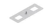 Akcesoria do kolektorów i fotowoltaiki - Stalowa płyta mocująca na dach płaski SPM1 858023 - miniaturka - grafika 1