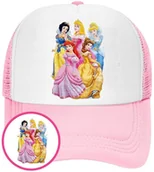 Czapki i chusty sportowe męskie - Czapka z Daszkiem Księżniczki Różowa z Nadrukiem Lato Siatka Bejsbolówka - miniaturka - grafika 1
