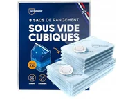 Pokrowce na ubrania - Worki Próżniowe na Ubrania 8 szt. 90x70cm i 110x90cm Zestaw - miniaturka - grafika 1