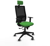 Fotele i krzesła biurowe - Krzesło Biurowe z Zagłówkiem Horna Traslack Piqueras y Crespo 1D066G2 - miniaturka - grafika 1