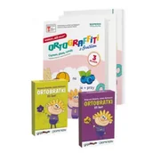 Pomoce naukowe - Ortograffiti z Bratkiem. Wersja 45 minut. Klasa 3. Komplet pomocy dydaktycznych. - miniaturka - grafika 1