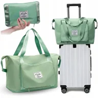 Torby podróżne - Torba Podróżna Składana Bagaż Podręczny Samolotu Sportowa Siłownie Zielony - miniaturka - grafika 1