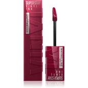 Szminki - Maybelline, Super Stay Vinyl Ink, Winylowa pomadka w płynie 30 Unrivaled, 4.2 ml - miniaturka - grafika 1