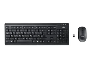 Fujitsu LX410 klawiatura Dołączona myszka RF Wireless QWERTY Angielski Czarny S26381-K410-L402 - Myszki - miniaturka - grafika 1