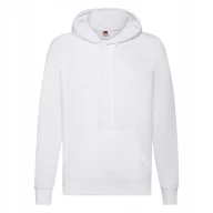 Bluzy męskie - Lekka Bluza Męska Z Kapturem Lightweight Hooded Sweat Biały r. XL - miniaturka - grafika 1