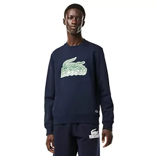 Lacoste Bluza męska Sh5087, granatowa, M, niebieski morski, M - Bluzy męskie - miniaturka - grafika 1