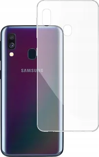 etumi Etui Do Samsung Galaxy A40 Gumowe Slim Clear View Pokrowiec Ochronny / Futerał Obudowa / Ochrona Clear Cover Bezbarwne Slim Case0040 - Etui i futerały do telefonów - miniaturka - grafika 1