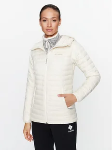 Columbia Kurtka puchowa Silver Falls™ Hooded Jacket Écru Regular Fit - Odzież trekkingowa damska - miniaturka - grafika 1