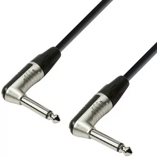 Adam Hall Cables K4 IRR 0600 - Kabel instrumentalny REAN jack mono 6,3 mm wtyczka kątowa - jack mono 6,3 mm wtyczka kątowa, 6 m - Inne akcesoria muzyczne - miniaturka - grafika 1