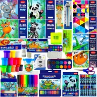 Przybory szkolne - Wyprawka Szkolna Zestaw Szkolny Do Szkoły Zestaw Plastyczny Xxxl Klasa 1-8 - miniaturka - grafika 1