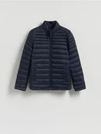 Kurtki męskie - Reserved - Pikowana kurtka ze stójką - granatowy - miniaturka - grafika 1