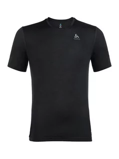 Kalesony - Odlo Wełniana koszula funkcyjna "Merino 200" w kolorze czarnym - grafika 1