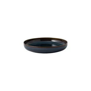 Ciemnoniebieski porcelanowy talerz głęboki Villeroy & Boch Like Crafted, ø 21,5 cm - Talerze - miniaturka - grafika 1