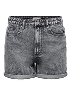 Spodenki damskie - ONLY Women's ONLPHINE DNM MAS786 NOOS dżinsowe szorty, Medium Grey Denim, XXS, Medium Grey Denim, XXS - miniaturka - grafika 1