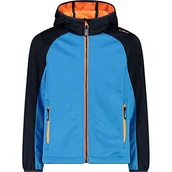 Kurtki i płaszcze dla chłopców - CMP - Kid Jacket Fix Hood, Boy, Danubio, 110 - miniaturka - grafika 1