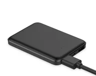 Powerbanki - Powerbank Platinet PLATINET POWER BANK 5000mAh POLYMER PORTABLE BLACK + microUSB cable [44815] - miniaturka - grafika 1