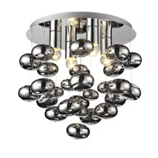 Lampex Lampa sufitowa wielopunktowa Tivoli E27 4x40W 40x40cm Srebrny 301/4 - Lampy sufitowe - miniaturka - grafika 1