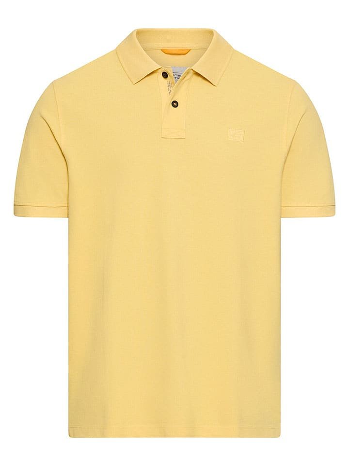 Camel Active Koszulka polo w kolorze żółtym