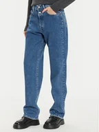 Spodnie damskie - REPLAY Jeansy W9Z1 .000.759 53D Niebieski Straight Fit - miniaturka - grafika 1