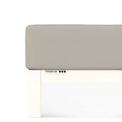Prześcieradła - Prześcieradło Schlafgut Premium 140x200-160x220 Sand Mid 496 - L bawełna, antyalergiczny - miniaturka - grafika 1
