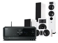 Kino domowe - Yamaha RX-V6A (czarny) + Tesi 5 + 2 + 7 (biały) - miniaturka - grafika 1