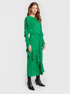 Zadig&Voltaire Sukienka codzienna Ritana WWDR01167 Zielony Regular Fit - Sukienki - miniaturka - grafika 1