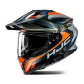 Kaski motocyklowe - Kask Adventure HJC RPHA 60 Quid Zielony/Pomarańczowy/BeżowyXL - miniaturka - grafika 1