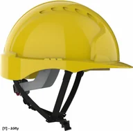 Akcesoria BHP - JSP KAS-EVO3LINE - Hełm EVO3LINE mikro daszek ochrona przed napięciem do 1000 V 6-punktowa więźba - żółty - miniaturka - grafika 1