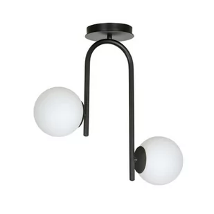 Emibig Kalf lampa wisząca 2-punktowa czarna 1030/2 - Lampy sufitowe - miniaturka - grafika 1