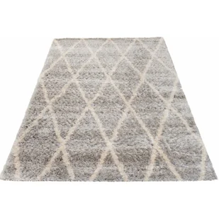 Szary prostokątny dywan w nowoczesny wzór F6-B49 - Dywany Szary prostokątny dywan w nowoczesny wzór F6-B49 - Dywany - miniaturka - grafika 1