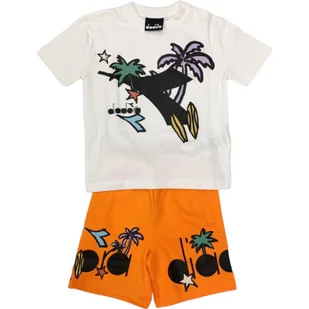 Diadora - Compl.bianco/arancio Palme S4DIBBTT088 - Kombinezony dla dzieci - miniaturka - grafika 1