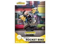 Figurki dla dzieci - FIGURA DSTAGE MINIONS 2 BICICLETA COHETE - miniaturka - grafika 1