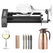 Grawerowanie i akcesoria - LONGER Laser Engraver Y-axis Rotary Roller with Bracket 360° Rotation Adjustable 6-300mm Diameters - miniaturka - grafika 1