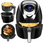 Frytownice gastronomiczne - Frytkownica Beztłuszczowa Air Fryer Mocna Duża Misa Frytownica 7 Programów - miniaturka - grafika 1