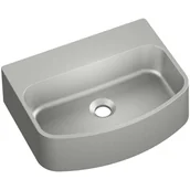 Umywalki - Axis Umywalka MOLAT 45 nablatowa granitowa szara - miniaturka - grafika 1