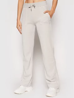 Spodnie sportowe damskie - Juicy Couture Spodnie dresowe Delray JCCB221003 Szary Regular Fit - grafika 1