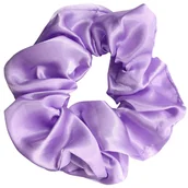 Ozdoby do włosów - Gumka do Włosów Fioletowa Satynowa Bez Łączeń Wygodna i Bezpieczna - miniaturka - grafika 1