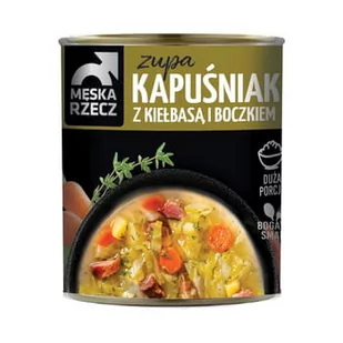 Męska Rzecz Danie gotowe Kapuśniak z kiełbasą i boczkiem 810 g - Szybkie dania obiadowe - miniaturka - grafika 1