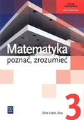 Podręczniki dla liceum - WSiP Matematyka. Poznać, zrozumieć. Zakres rozszerzony. Klasa 3. Zbiór zadań - szkoła ponadgimnazjalna - Zygmunt Łaszczyk, Alina Przychoda - miniaturka - grafika 1
