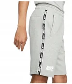 Spodenki męskie - Krótkie Spodenki Męskie Nike Szare r. S Bawełniane - miniaturka - grafika 1