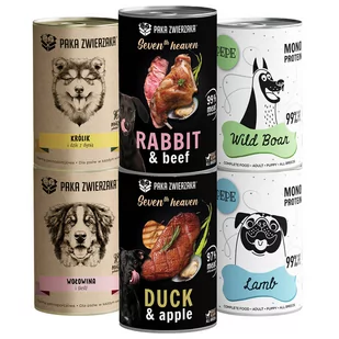 Paka Zwierzaka Zestaw degustacyjny dla aktywnego psa 6x400g - Mokra karma dla psów - miniaturka - grafika 1