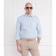 Koszule męskie - BOSS ORANGE Lniana koszula Relegant_6 | Regular Fit - miniaturka - grafika 1