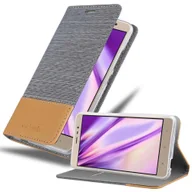 Etui i futerały do telefonów - Cadorabo Etui do Xiaomi RedMi NOTE 3 Etui ochronne w kolorze szarym Etui na telefon komórkowy Etui na książkę Etui na okładkę - miniaturka - grafika 1