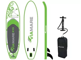 Deska SUP VIAMARE SUP Set 365 S Octopus green długość 365 cm wyporność 190 - Deski SUP i akcesoria - miniaturka - grafika 1
