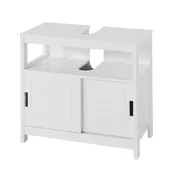 Szafki łazienkowe - SoBuy FRG128-W szafka pod umywalkę, do łazienki - miniaturka - grafika 1