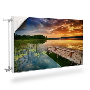 MASKOWNICA Magnetyczna Na Grzejnika Pomost Nad Jeziorem PEJZAŻ 120cm x 60cm - Dekoracje domu MASKOWNICA Magnetyczna Na Grzejnika Pomost Nad Jeziorem PEJZAŻ 120cm x 60cm - Dekoracje domu - miniaturka - grafika 1
